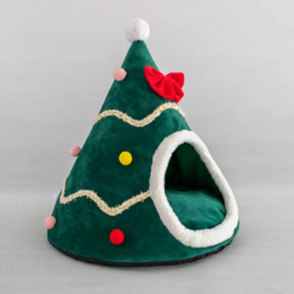 Christmas Tree Shaped Pet House