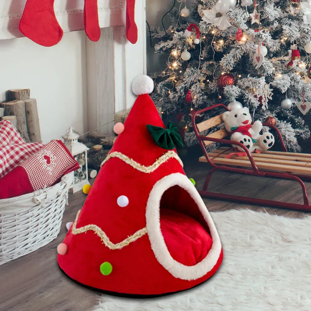 Christmas Tree Shaped Pet House