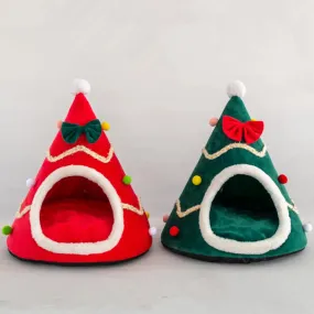 Christmas Tree Shaped Pet House