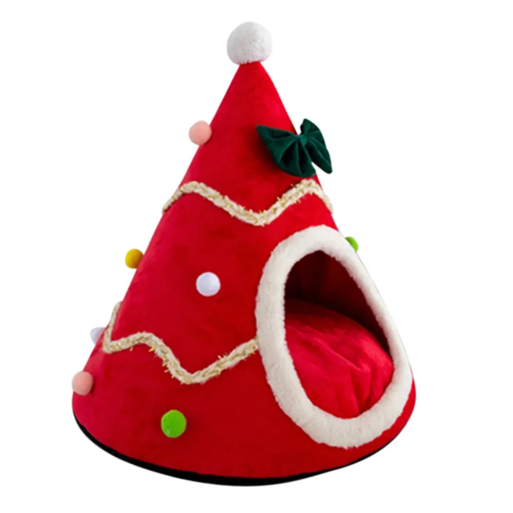 Christmas Tree Shaped Pet House