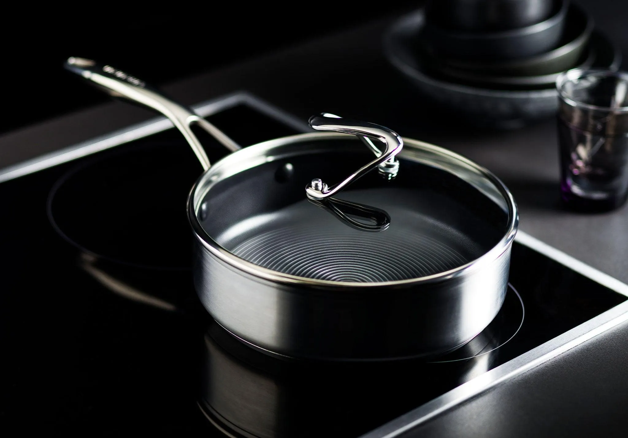 Circulon SteelShield Non-Stick Stainless Steel C-Series Hybrid Non Stick 18cm/1.9L Saucepan