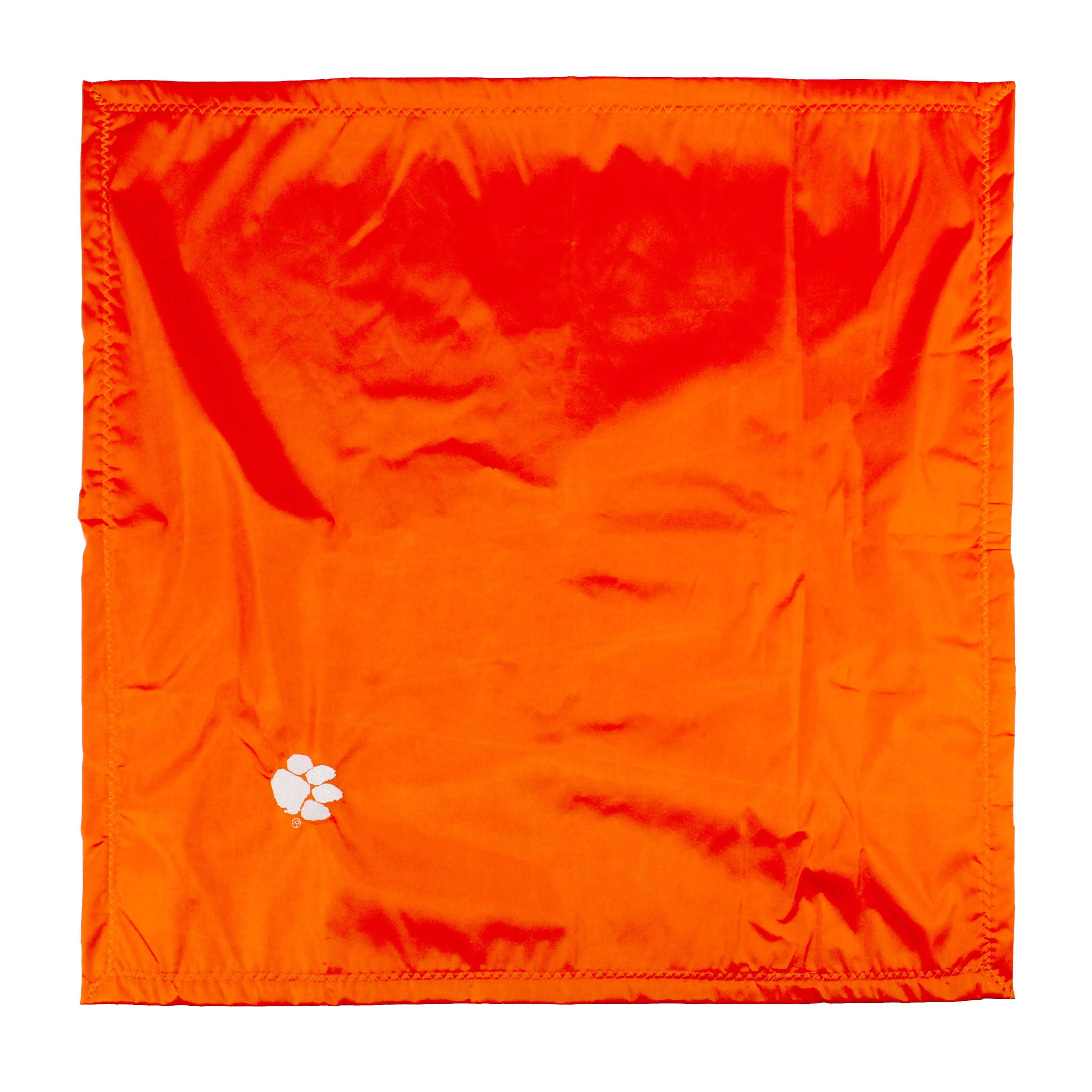 Clemson Tigers Silky and Super Soft Plush Baby Blanket, 28" x 28"