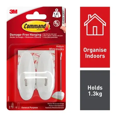 Command™ Medium Wire Hooks 17068