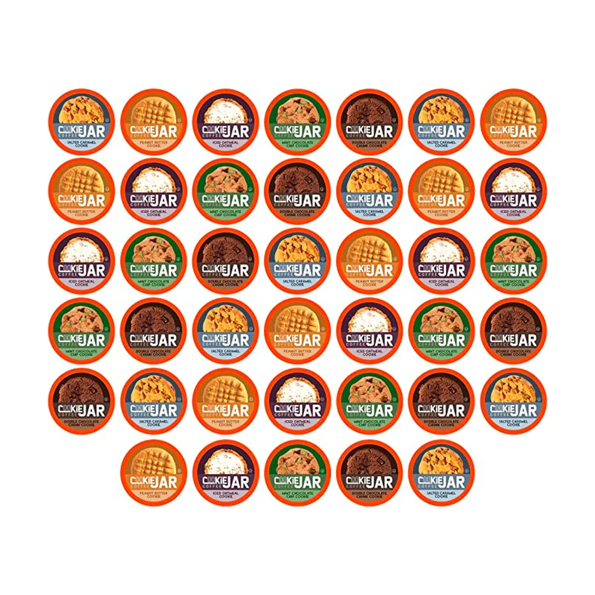 Cookie Jar Flavoured Variety Pack Single Serve Coffee, 40 Pack