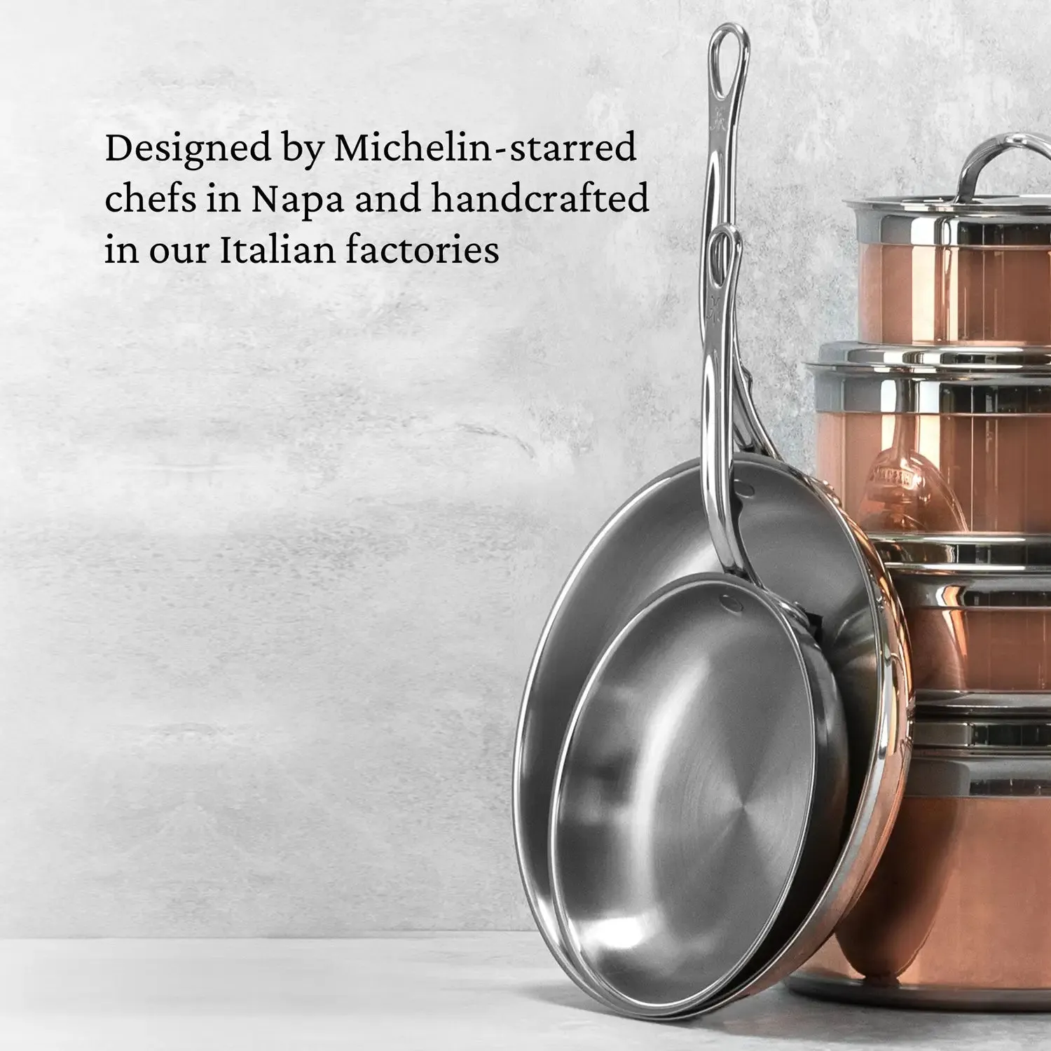 Copper Induction Saucepans