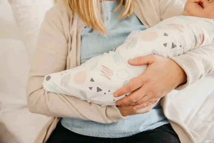 Copper Pearl Bayside Knit Swaddle Blanket