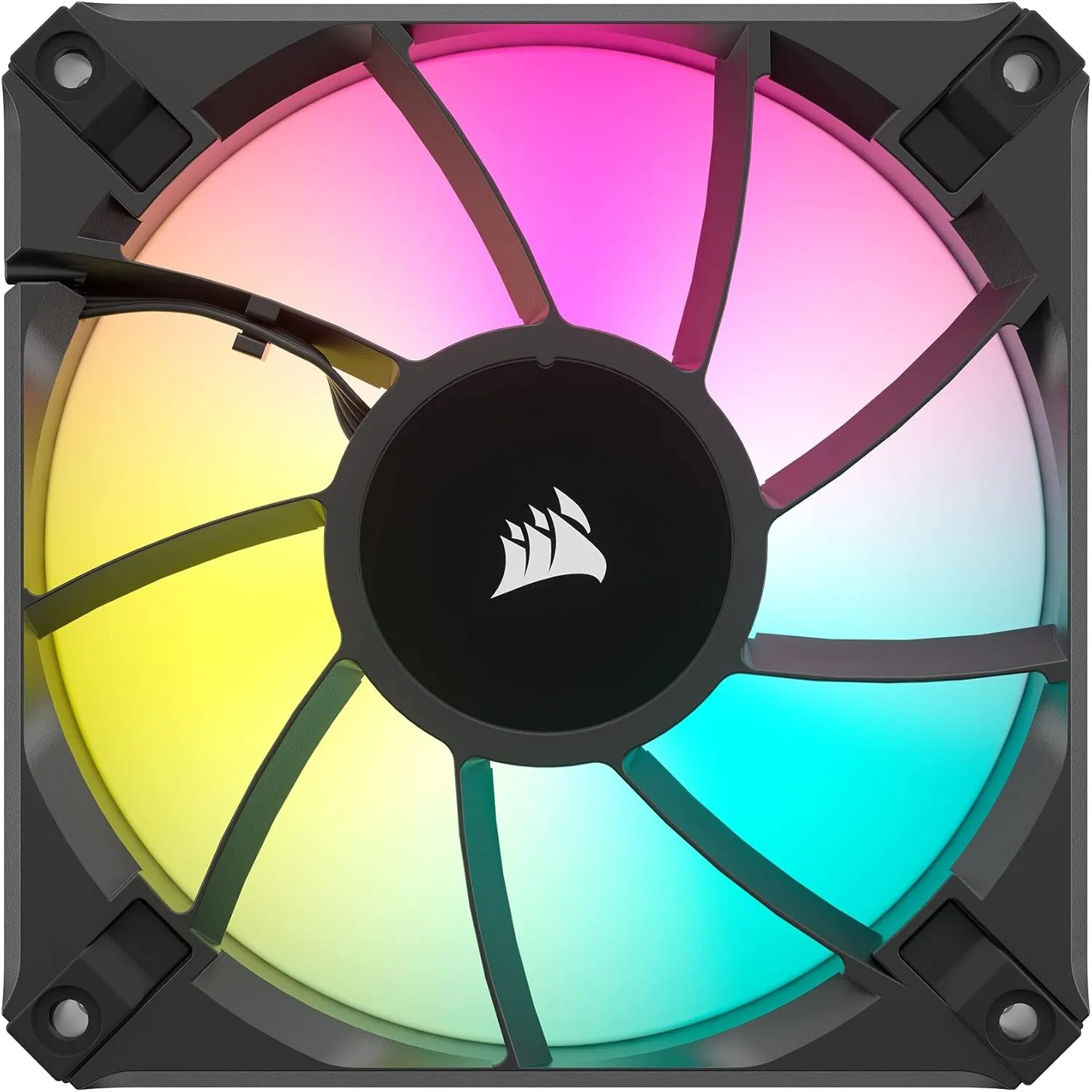 Corsair iCUE AF120 RGB ELITE 120mm PWM Single Fan - Black 黑色 (單件裝) CO-9050153-WW