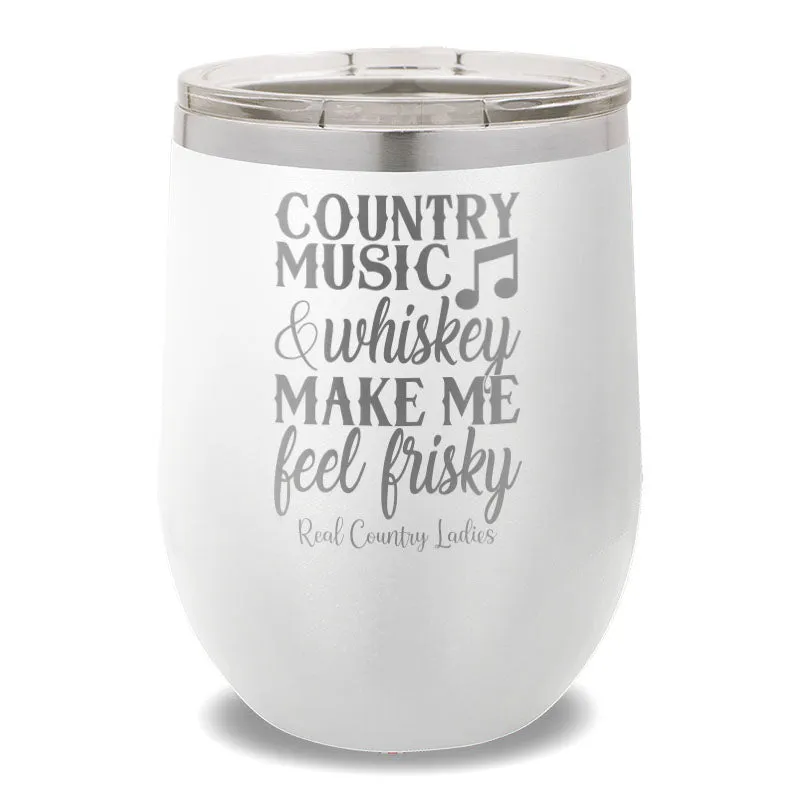 Country Music And Whiskey 12oz Stemless Wine Cup