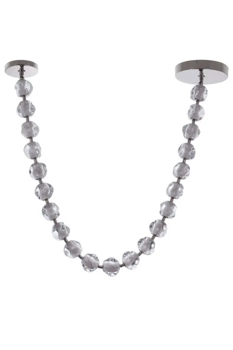 Craftmade 59494-PLN-LED Jackie 106 Inch LED Crystal Necklace Pendant in Polished Nickel