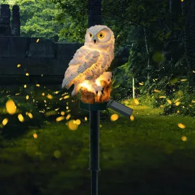 Creative Owl Garden Solar Night Lamp