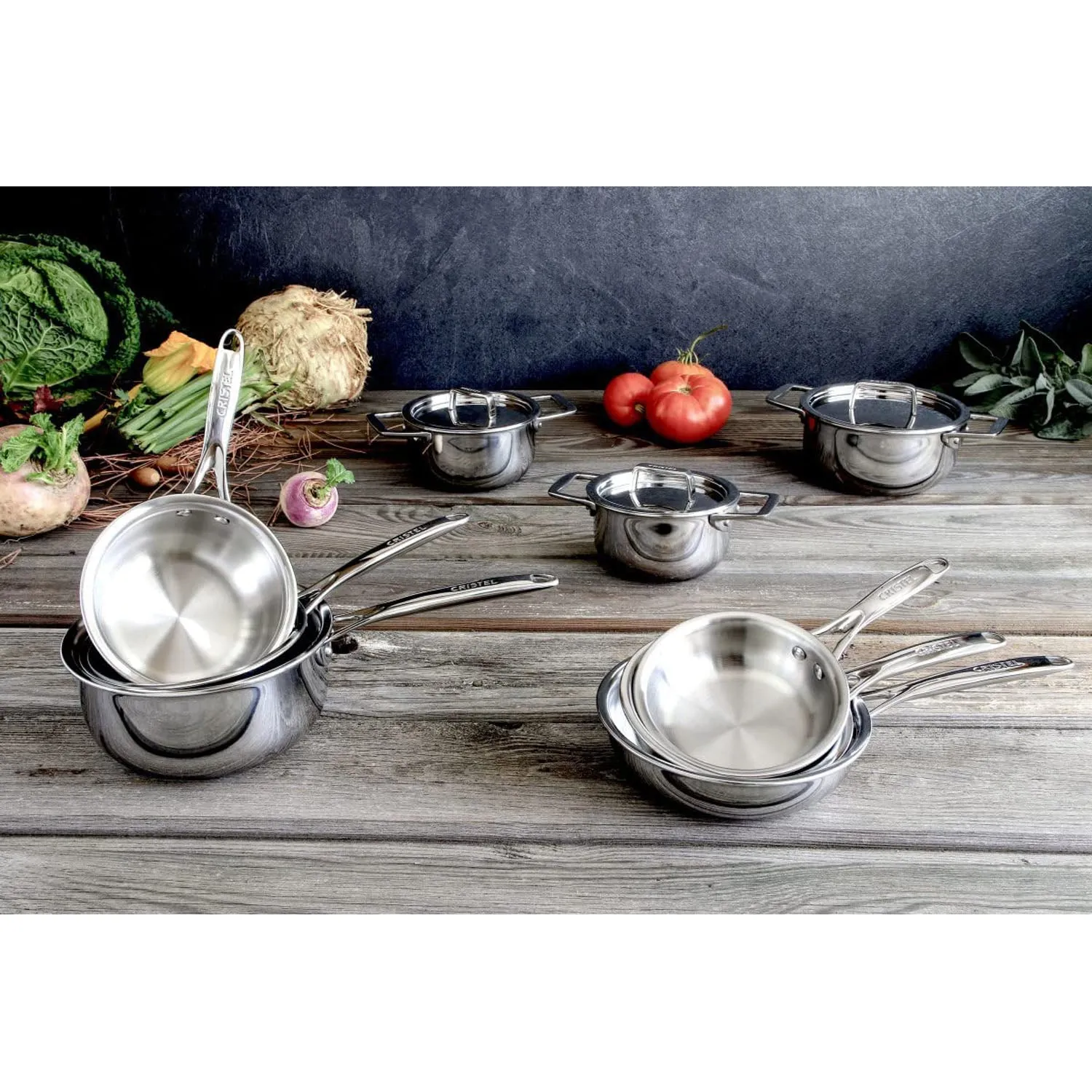 Cristel 9 cm Stainless Steel Mini Saucepan