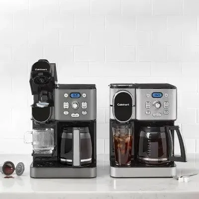 Cuisinart 12 Cup Coffee Maker and Single-Serve Brewer - Black Stainless Steel - SS-16BKS