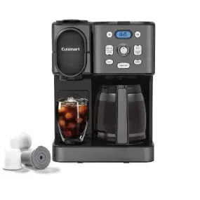 Cuisinart 12 Cup Coffee Maker and Single-Serve Brewer - Black Stainless Steel - SS-16BKS