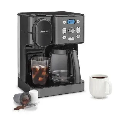 Cuisinart 12 Cup Coffee Maker and Single-Serve Brewer - Black Stainless Steel - SS-16BKS