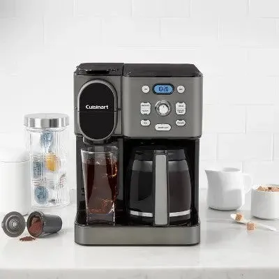 Cuisinart 12 Cup Coffee Maker and Single-Serve Brewer - Black Stainless Steel - SS-16BKS