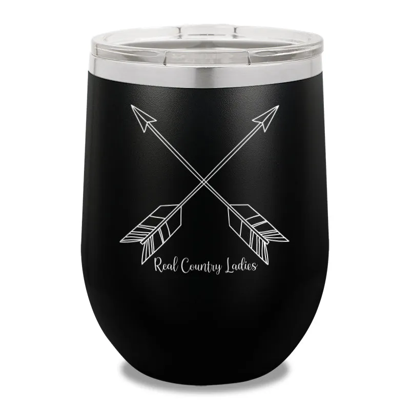 Cute Arrows 12oz Stemless Wine Cup