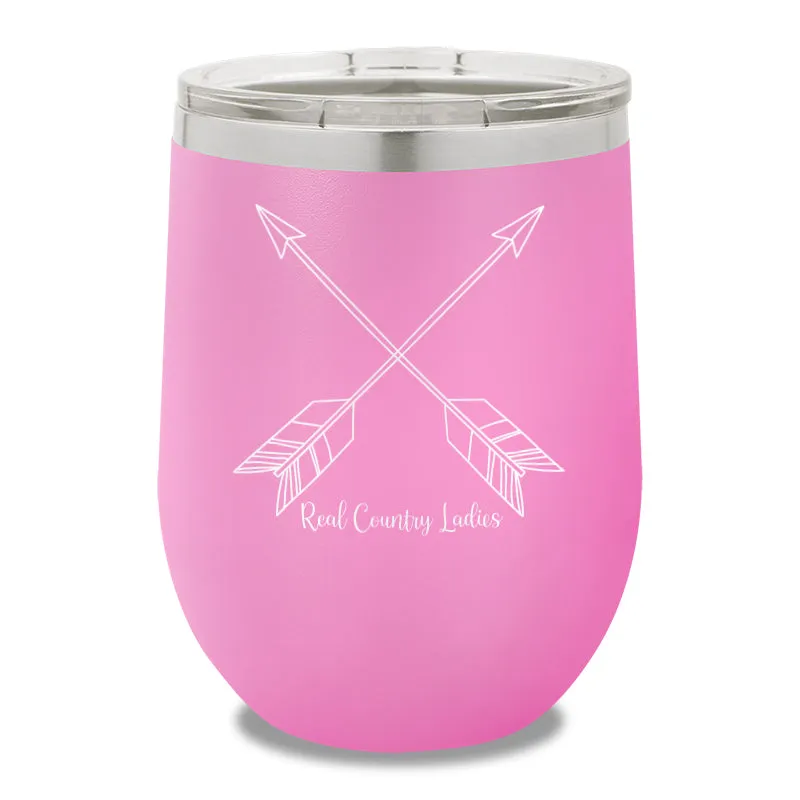 Cute Arrows 12oz Stemless Wine Cup