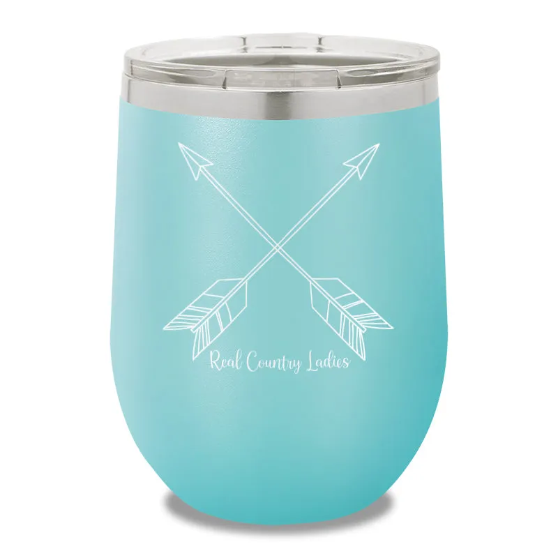 Cute Arrows 12oz Stemless Wine Cup