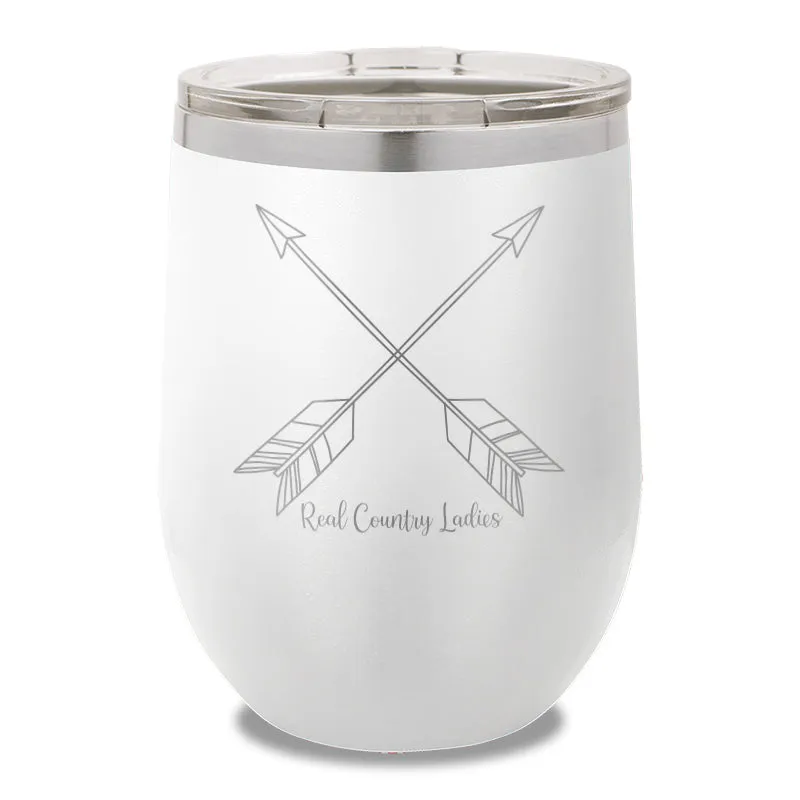 Cute Arrows 12oz Stemless Wine Cup