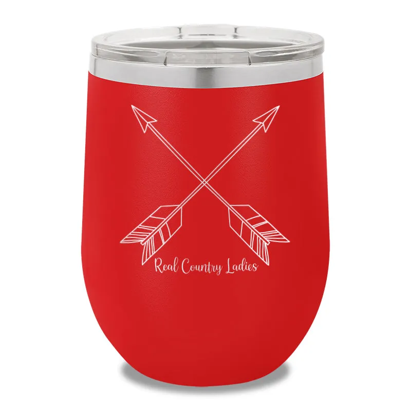 Cute Arrows 12oz Stemless Wine Cup