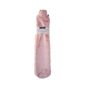 De Vielle Covered Long Hot Water Bottle | Pink