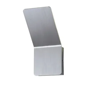 Delroy 1-Light Wall Sconce in Aluminum