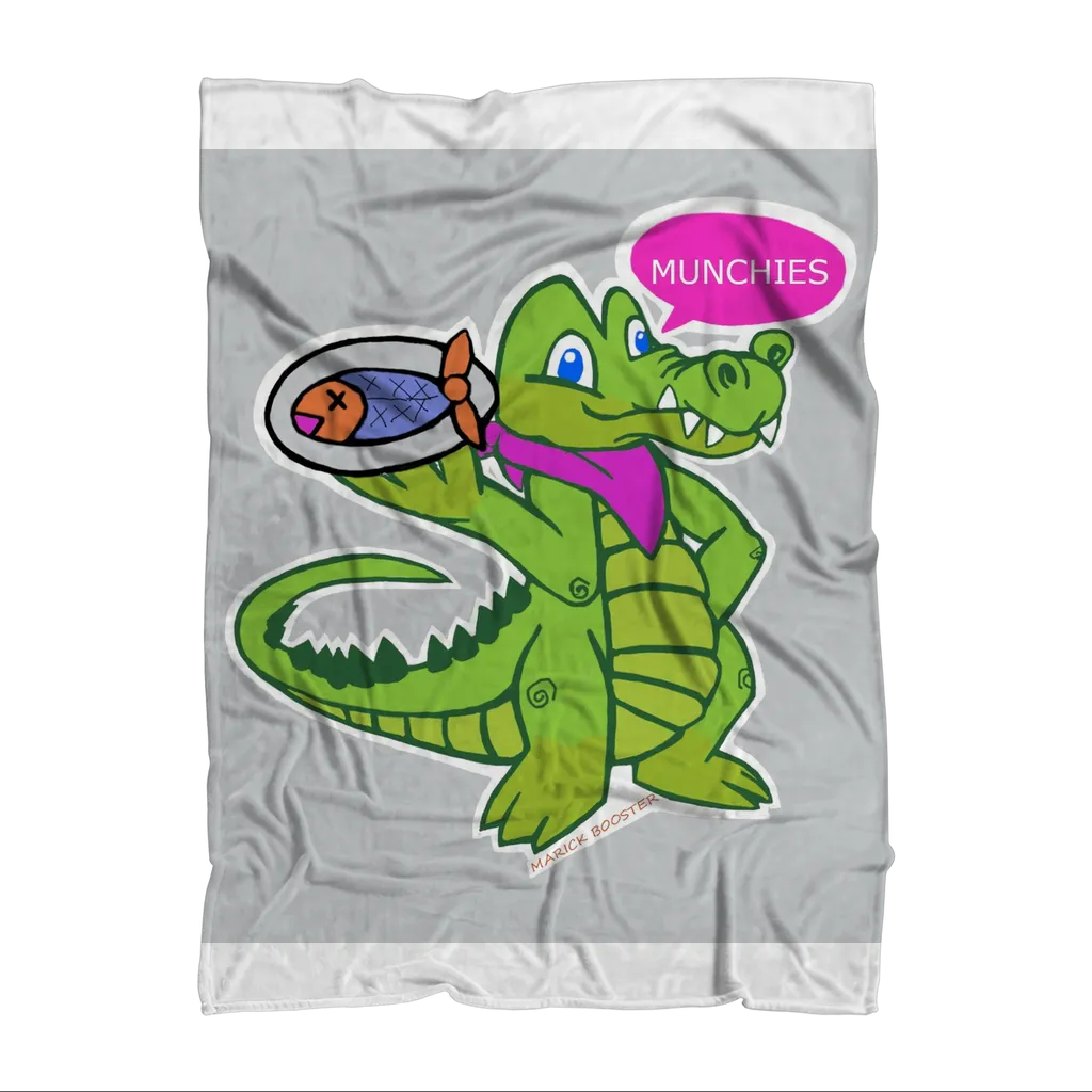 Diner Croc Sublimation Throw Blanket