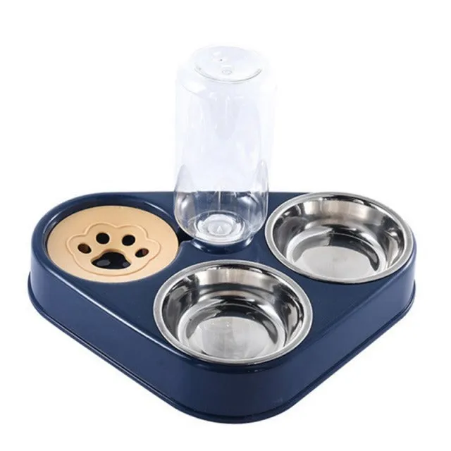 Dog Bowl Cat Feeder Bowl Automatic Drinking Bowl