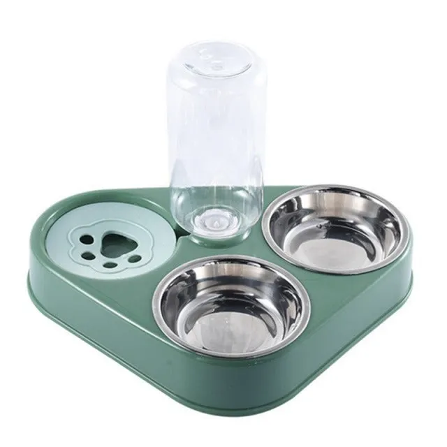 Dog Bowl Cat Feeder Bowl Automatic Drinking Bowl