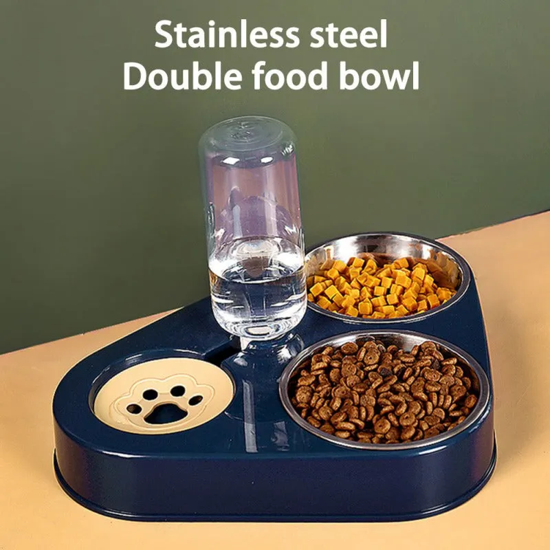 Dog Bowl Cat Feeder Bowl Automatic Drinking Bowl