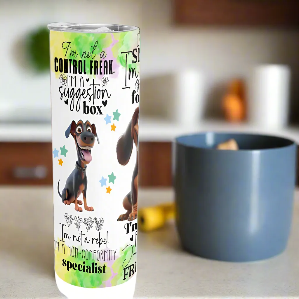 Dog Fun 20oz Skinny Tumbler