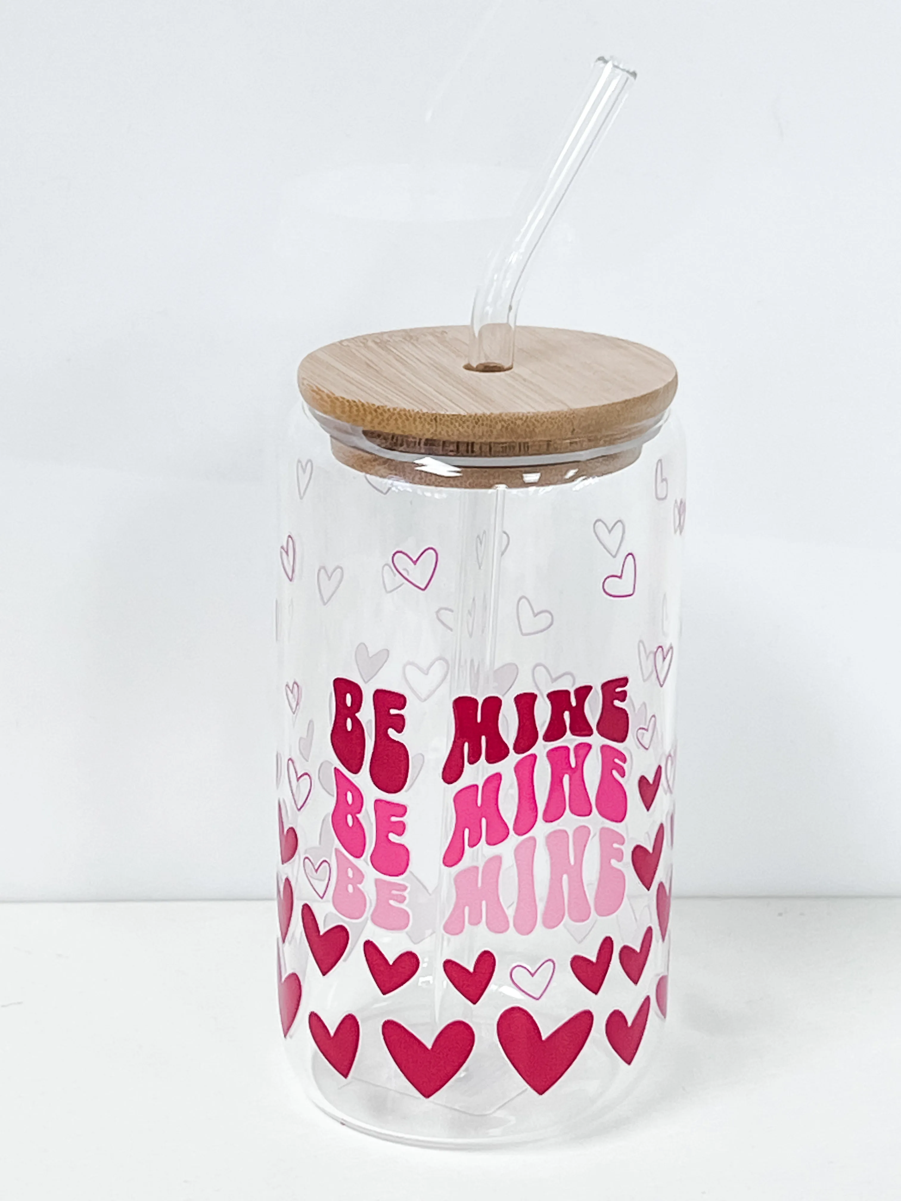 Drinking Glass 16 oz. - Be Mine