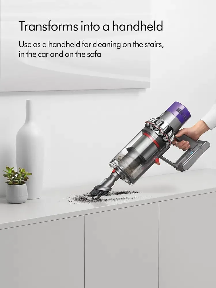 Dyson V10TOTALCLEAN Cordless Stick Vacuum Cleaner With Up To 60 Minutes Run Time, Nickel/Black