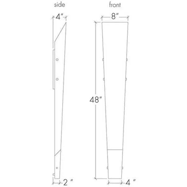 Eo 20450-48 Indoor/Outdoor Sconce By Ultralights Lighting