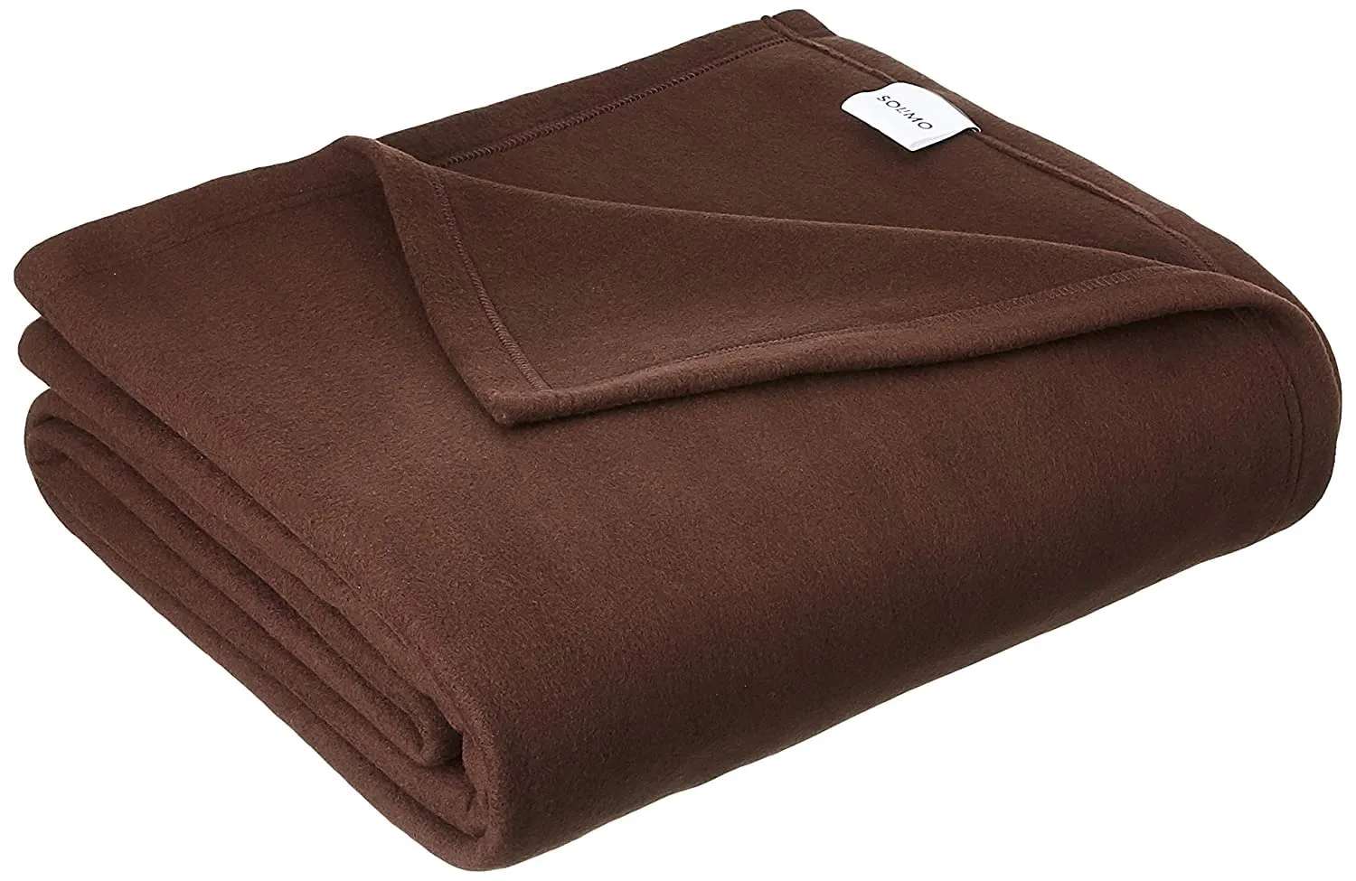 EVOLIFE All Season Polyester Micromink Summer AC Blanket Super Soft Polar Fleece Plain Single Bed Blanket | AC Dohar |Comforter| Size 150 X 225 Cms (Approx 4.9 X 7.3 Ft) (Single) (Red) (Brown)