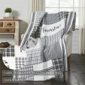 Farmhouse Patchwork Throw Blanket