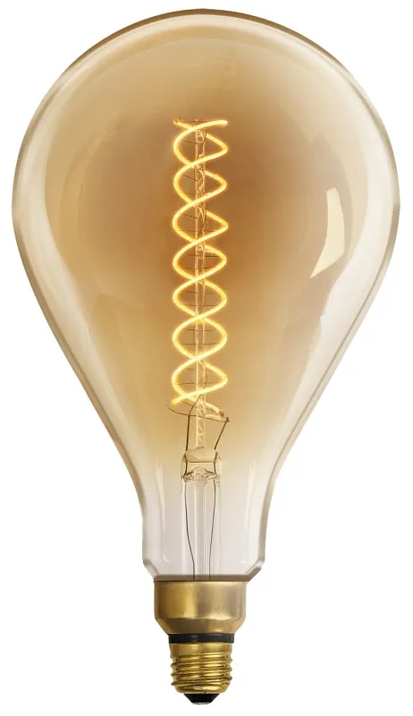 Feit Electric PS50/S/820/LED LED Bulb, Decorative, PS50 Lamp, 60 W Equivalent, E26 Lamp Base, Dimmable, Clear :EA: QUANTITY: 3