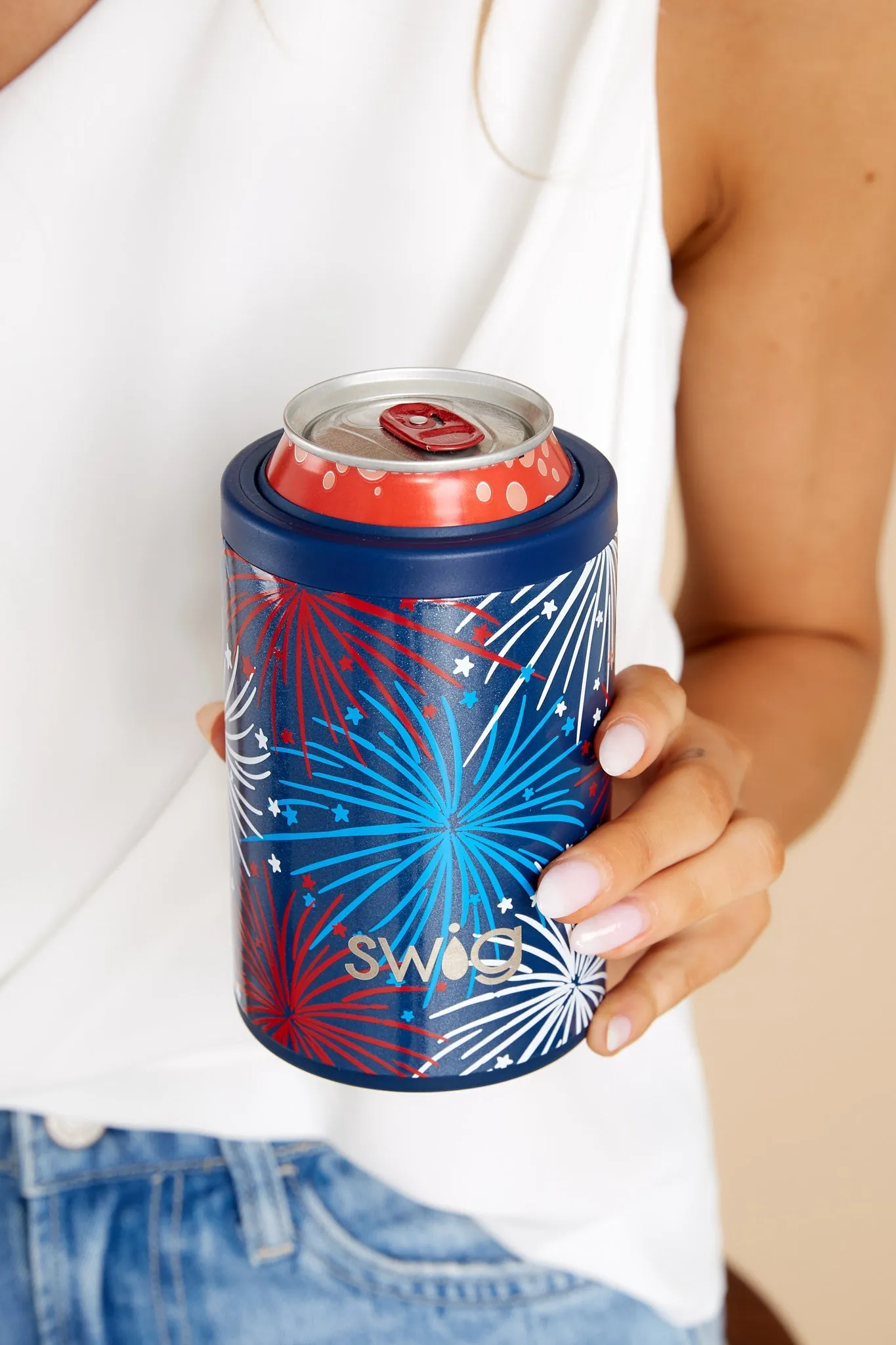 Fireworks Can And Bottle Cooler