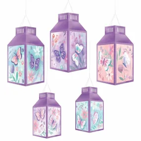 Flutter Party Paper Lantern, 5 Count