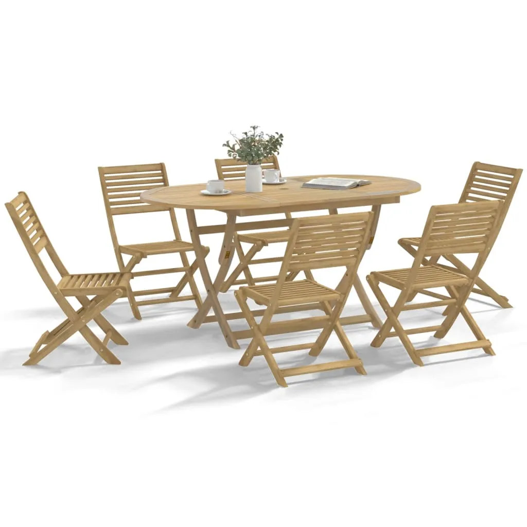 Folding Garden Chairs 6 pcs 48.5x61.5x87 cm Solid Wood Acacia