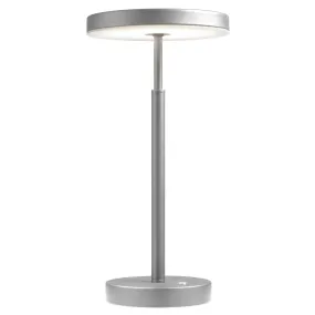 Francine LED Table Lamp in Satin Nickel