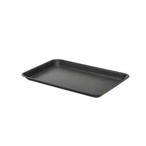 Galvanised Steel Tray 31.5x21.5x2cm Matt Black