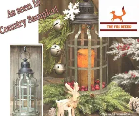 Galvanized Round Cage Lantern