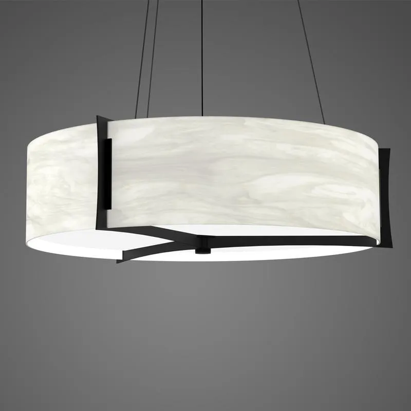 Genesis 17391-24-SFM Indoor/Outdoor Semi Flush Mount Pendant By Ultralights Lighting