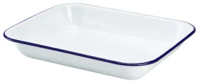 Genware 61031 Enamel Baking Tray 31 x 25 x 5cm