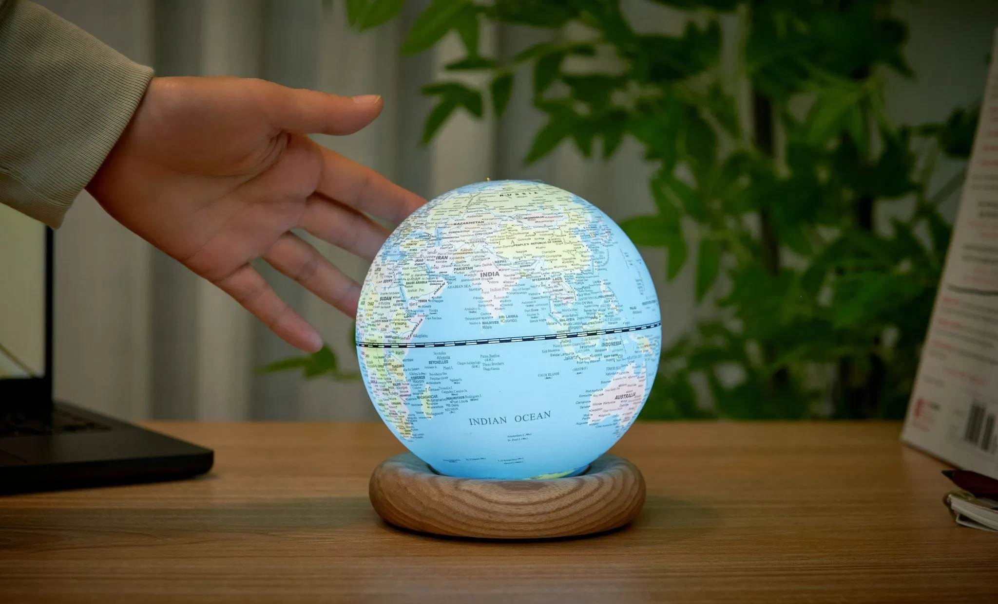 Gingko - Atlas Globe Lamp