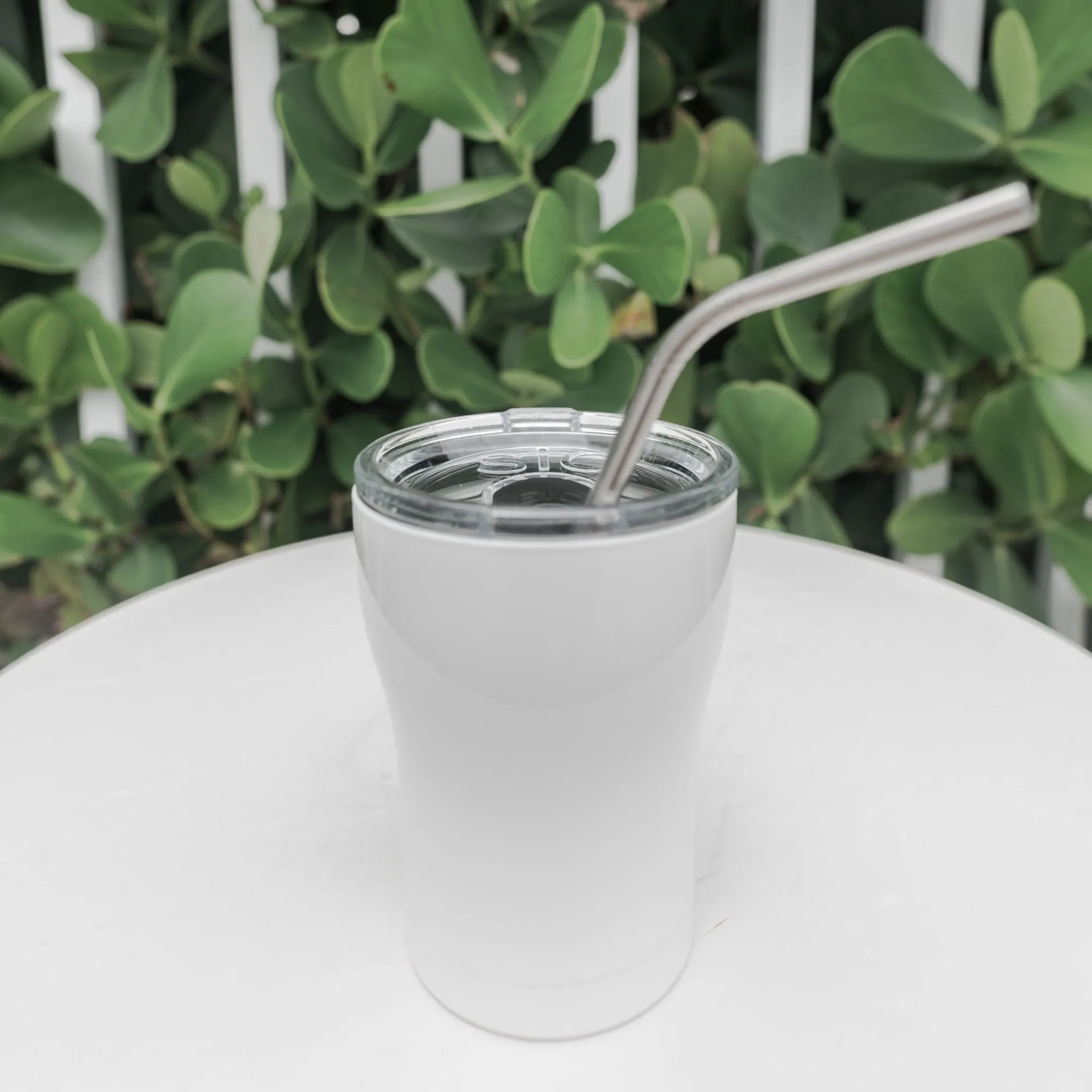 Gloss Ice White 12 oz. Tumbler