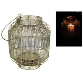 Gold Metal Lantern Decor - 54cm