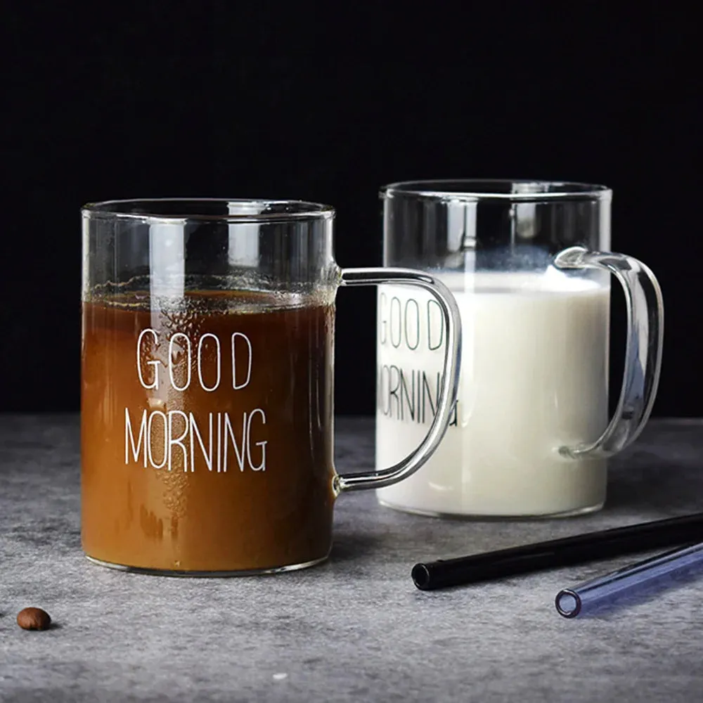 Good Morning Glass Mug.