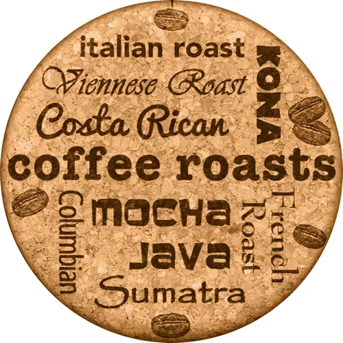 GrafixMat Coffee Roasts Coaster